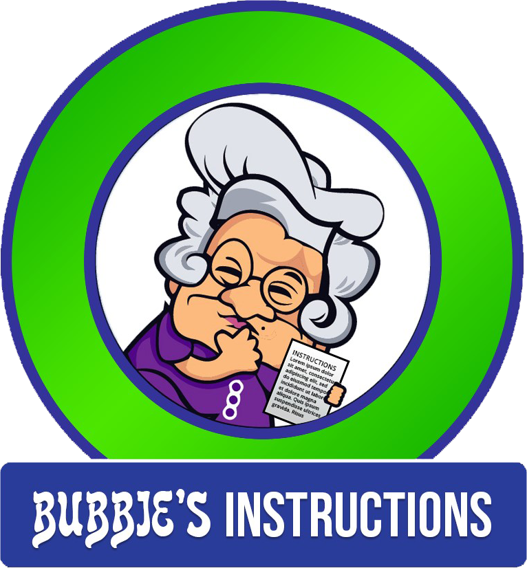My Yiddishe Bubbie – Instructions